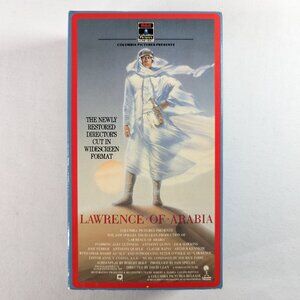 3/$15 Vintage Letterbox Double VHS 1989 LAWRENCE OF ARABIA 7x ac award winner